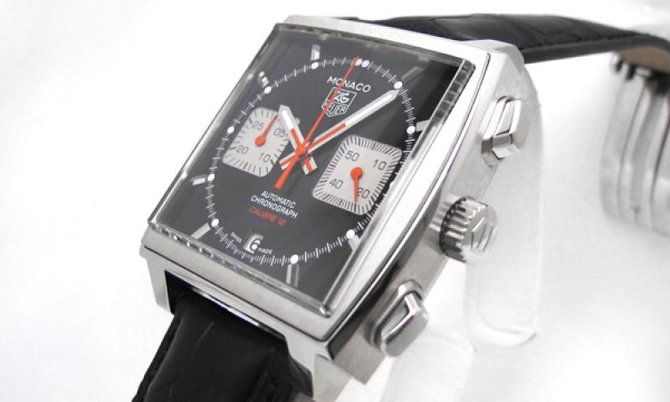 Tag Heuer CAW2114.FC6177 Monaco Calibre 12 Automatic Chronograph 39 mm  - фото 6