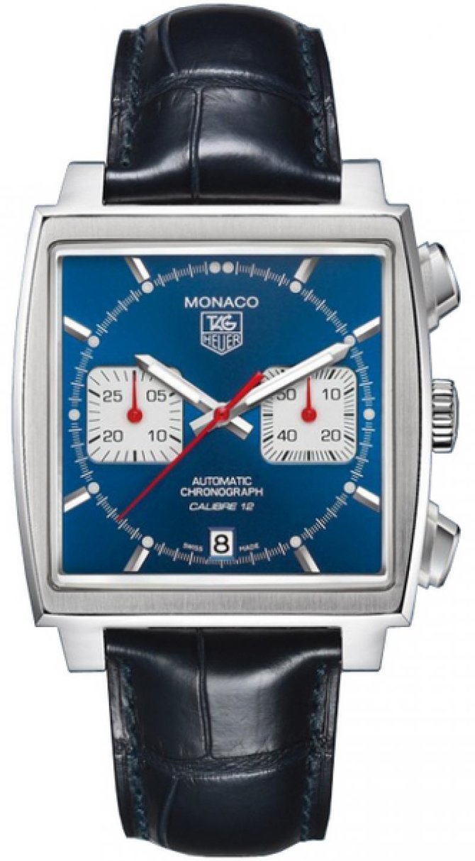 Tag Heuer CAW2111.FC6183 Monaco Calibre 12 Automatic Chronograph 39 mm  - фото 1