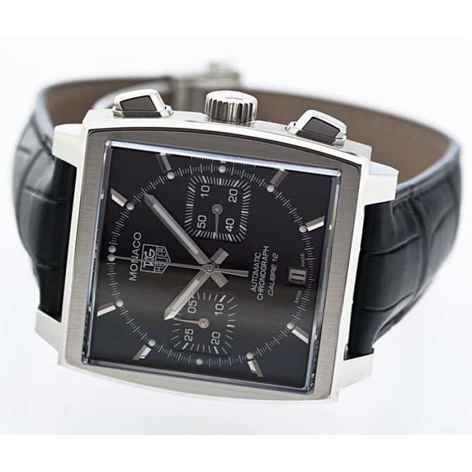 Tag Heuer CAW2110.FC6177 Monaco Calibre 12 Automatic Chronograph 39 mm  - фото 2