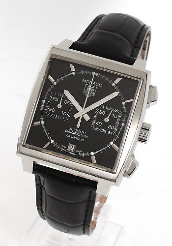Tag Heuer CAW2110.FC6177 Monaco Calibre 12 Automatic Chronograph 39 mm  - фото 3