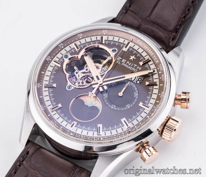 Zenith 51.2161.4047/75.C713 El Primero ChronoMaster Open Grande Date Moon Sunphase - фото 6