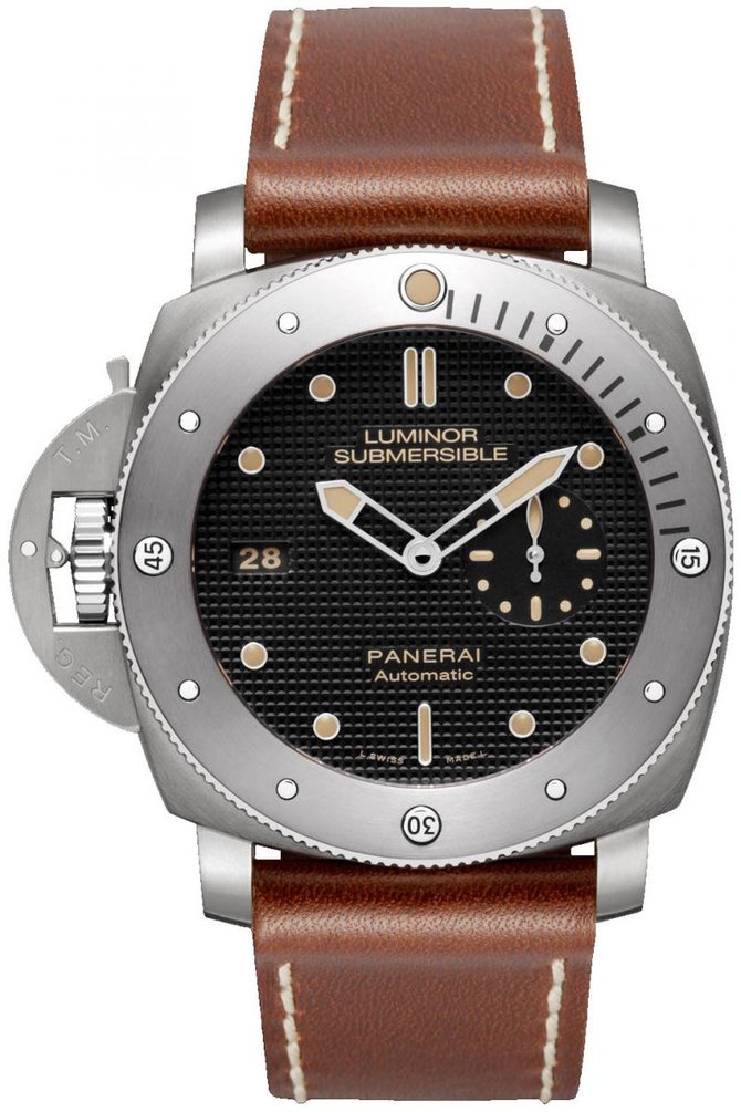 Officine Panerai PAM00569 Luminor Submersible 1950 Left-Handed 3 Days Automatic Titanium - фото 1
