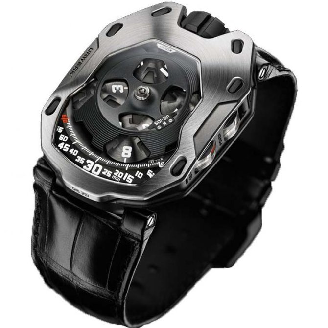 Urwerk Iron Knight UR-105 Steel Titanium - фото 1