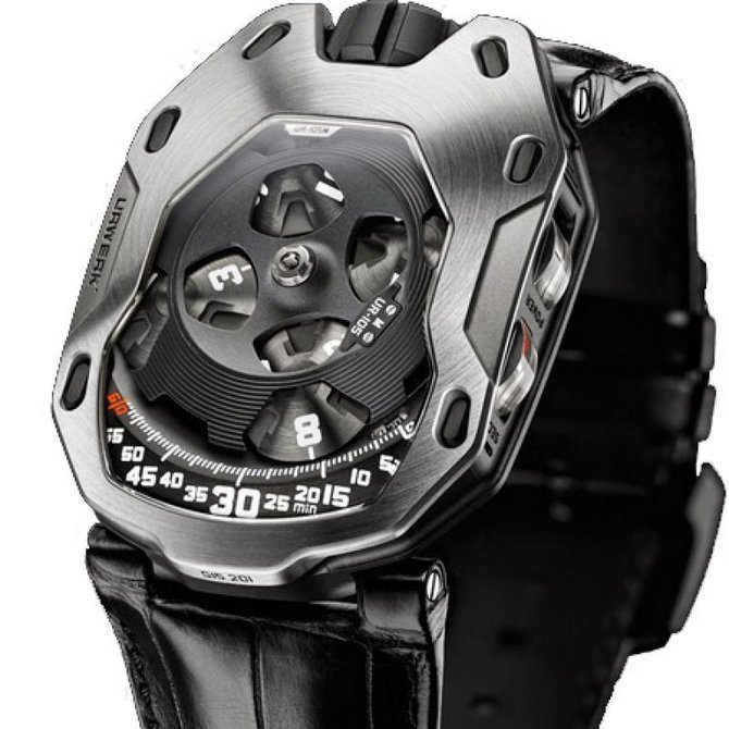 Urwerk Iron Knight UR-105 Steel Titanium - фото 2