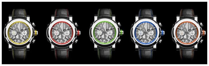 Romain Jerome RJ.T.CH.SP.005.07 Titanic-Dna Steampunk Chrono Colours  - фото 5