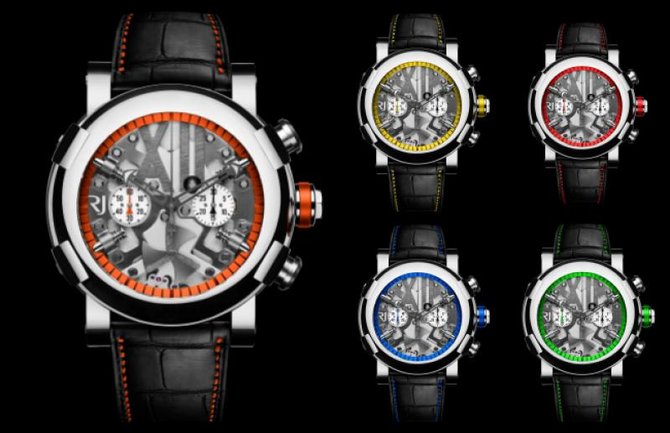 Romain Jerome RJ.T.CH.SP.005.03 Titanic-Dna Steampunk Chrono Colours  - фото 4