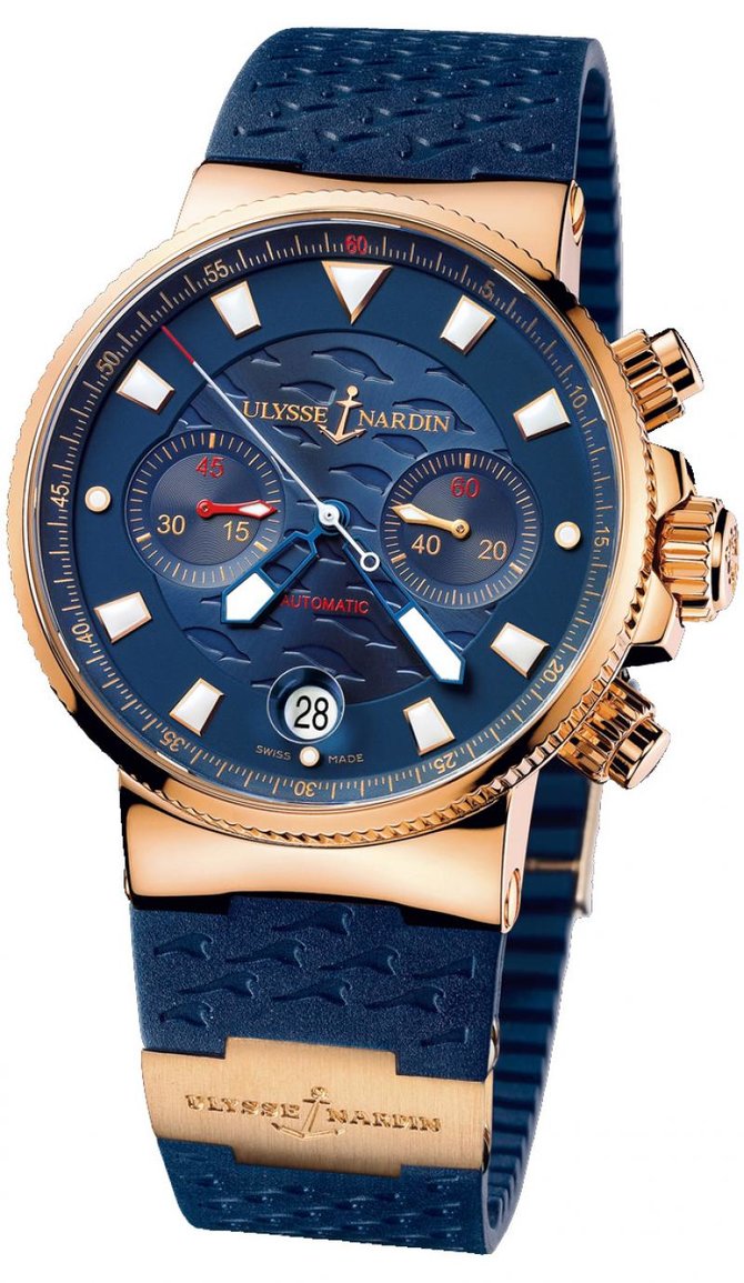 Ulysse Nardin 356-68LE-3 Maxi Marine Chronograph Blue Seal Limited Edition 999
