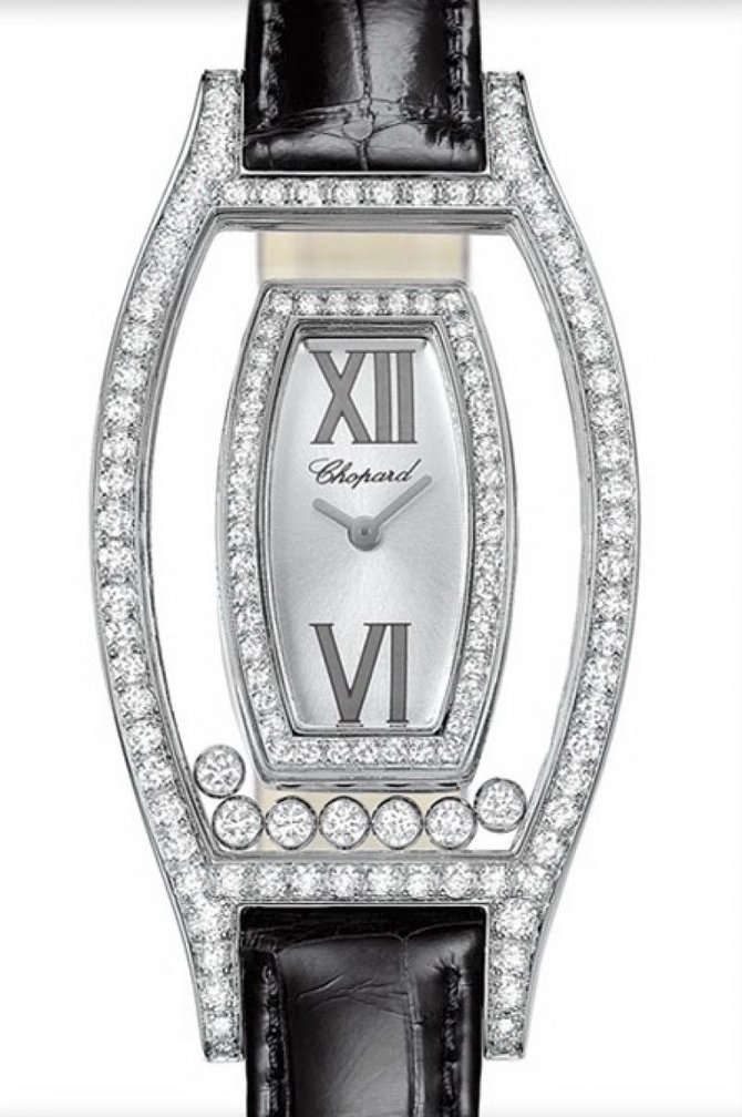 Chopard 207213-1001 Happy Diamonds Specials Tonneau 7 Diamonds 