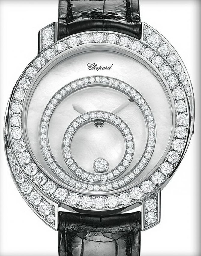 Chopard 207154-1002 Happy Diamonds Happy Spirit Round