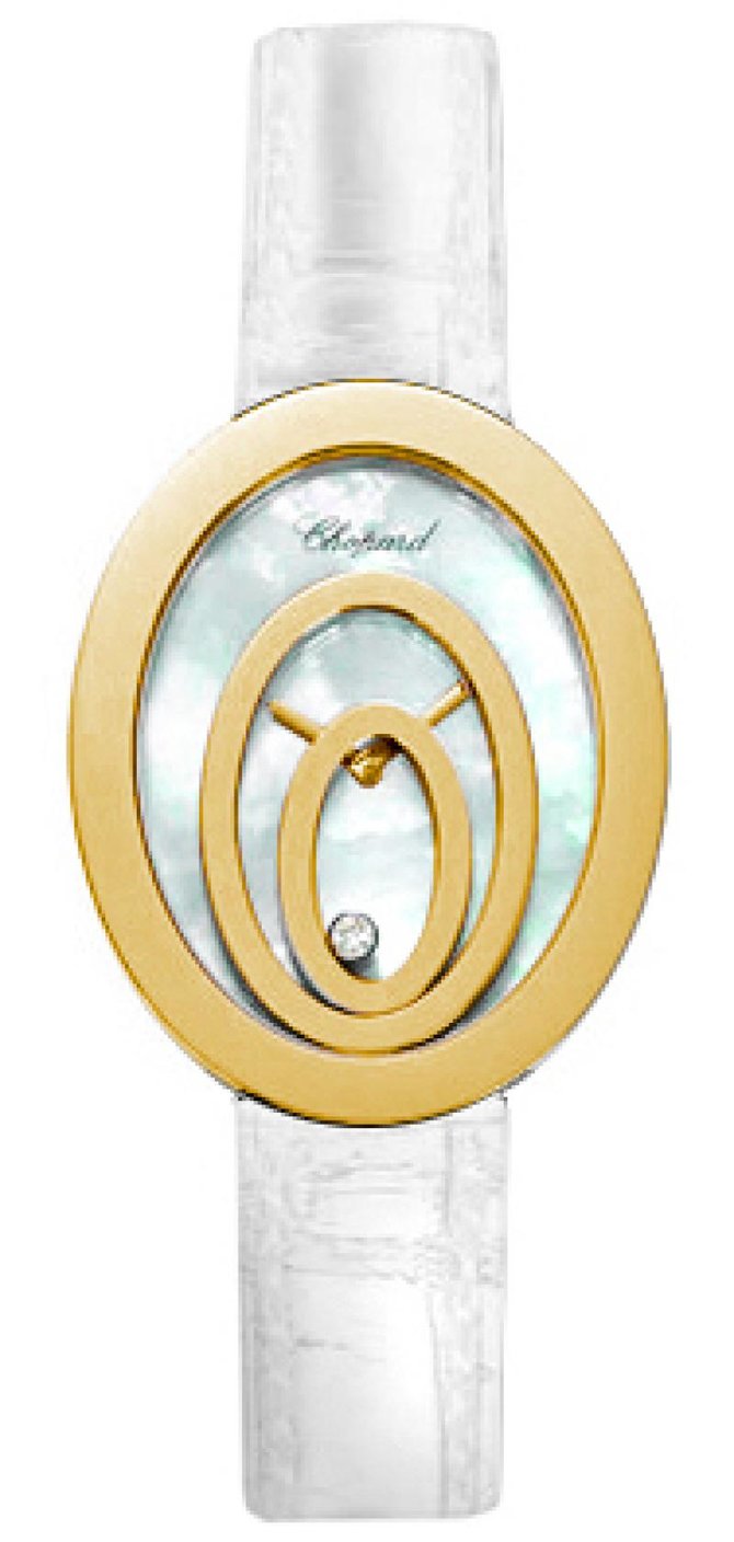 Chopard 207193-0001 Happy Diamonds Happy Spirit Oval