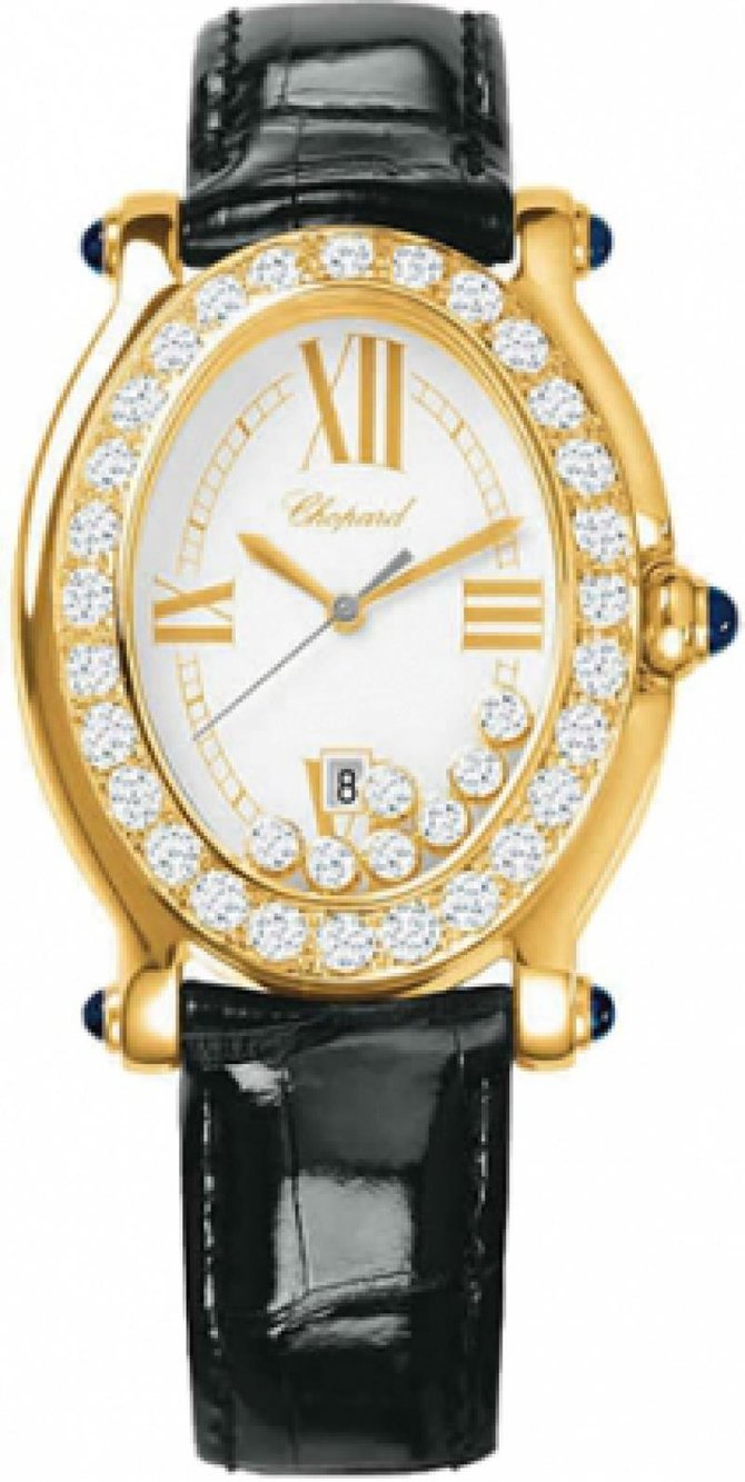 Chopard 277000-0008 Happy Sport Oval 7 Diamonds 