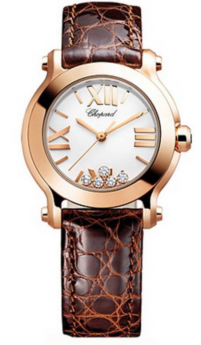 Chopard 274189-5010 Happy Sport Round 5 Diamonds Edition