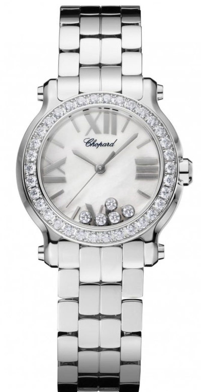 Chopard 278509 - 3010 Happy Sport Round 30mm 5 Diamonds Edition