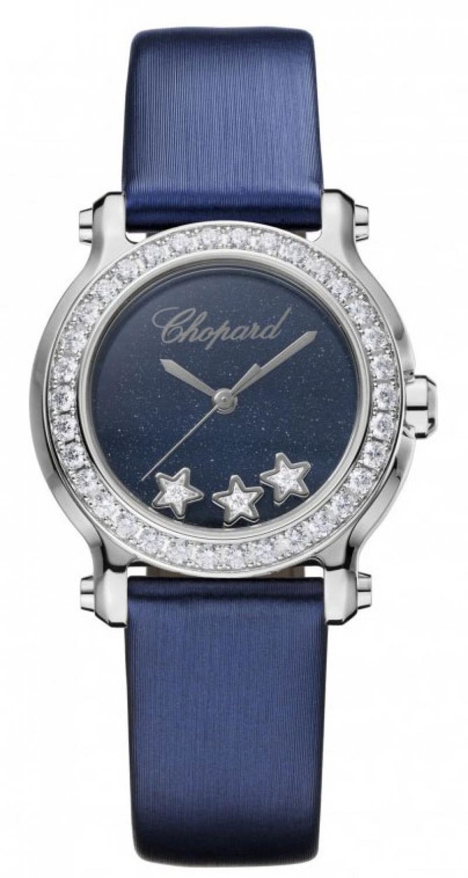 Chopard 278509-3050 Happy Sport Round 30mm 5 Diamonds Edition