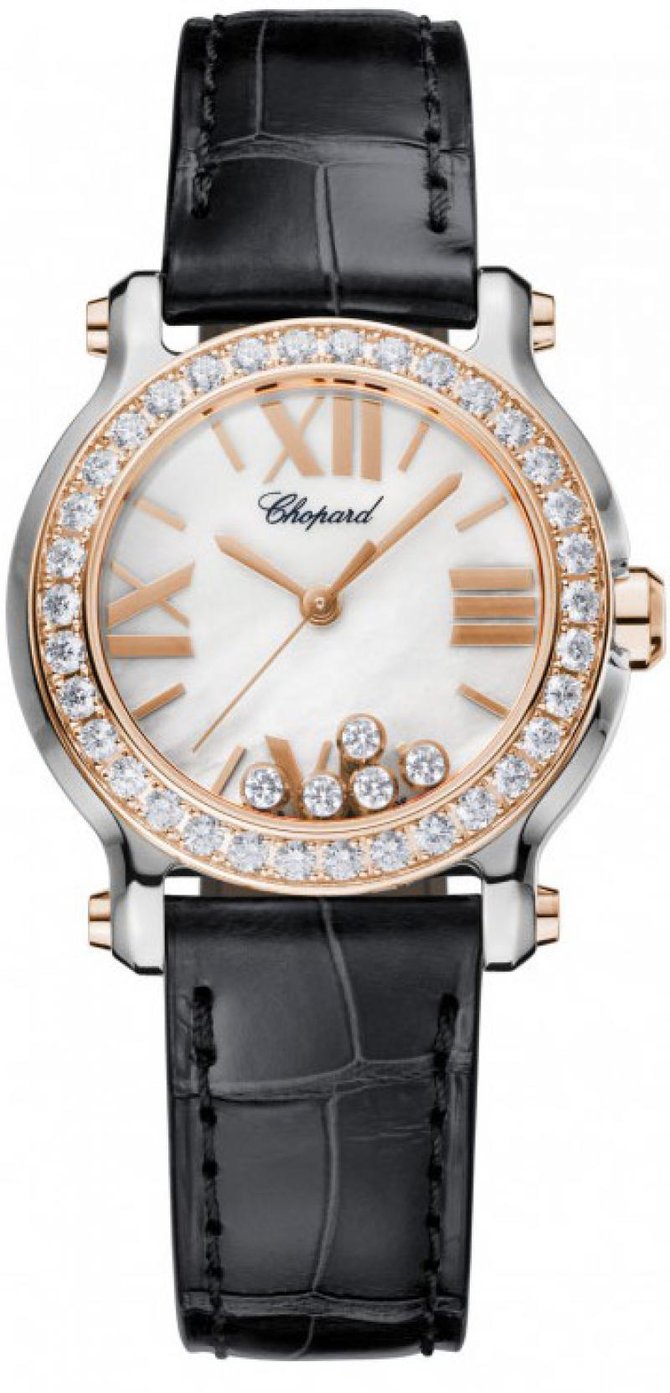 Chopard 278509 - 6006 Happy Sport Round 30mm 5 Diamonds Edition