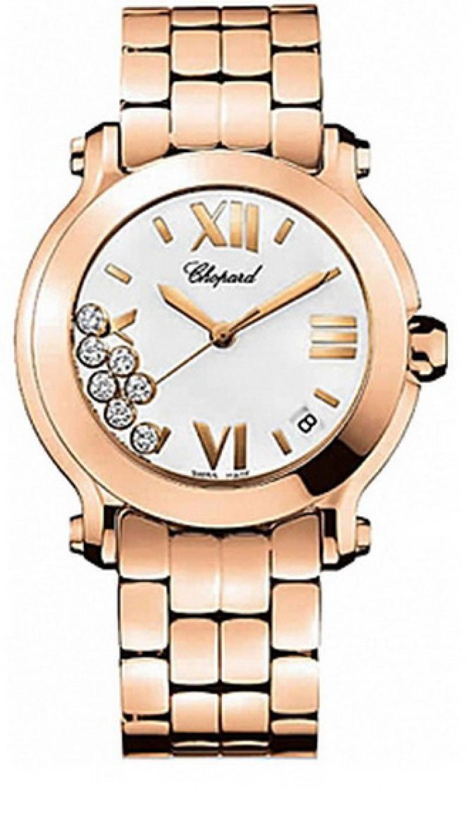 Chopard 277472-5001 Happy Sport Round 36mm 7 Diamonds Edition