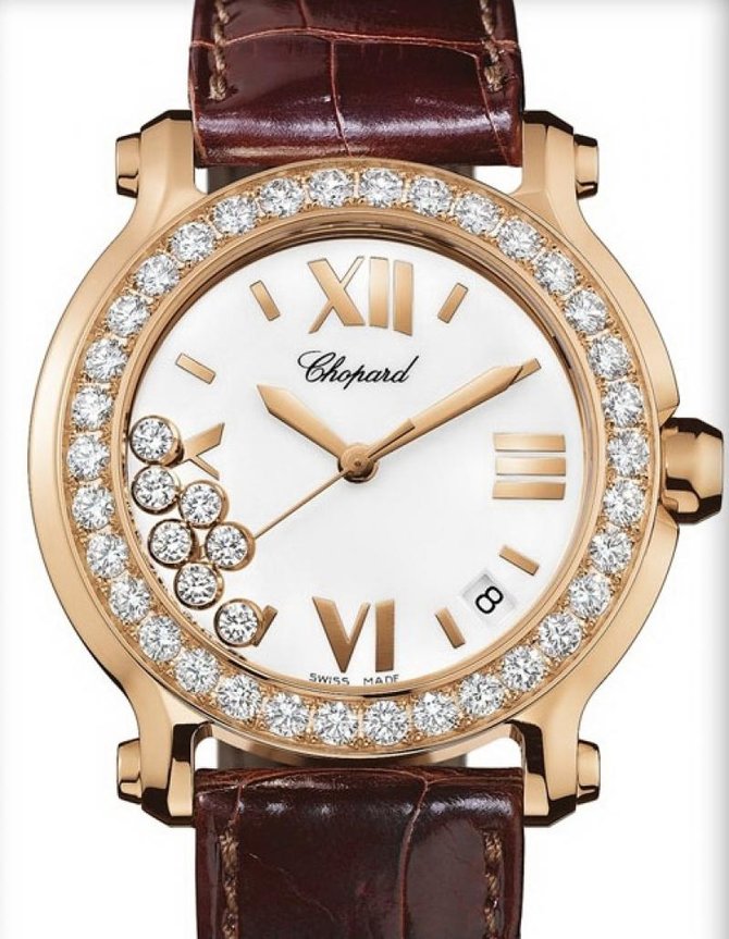 Chopard 277473-5001 Happy Sport Round 36mm 7 Diamonds Edition 2