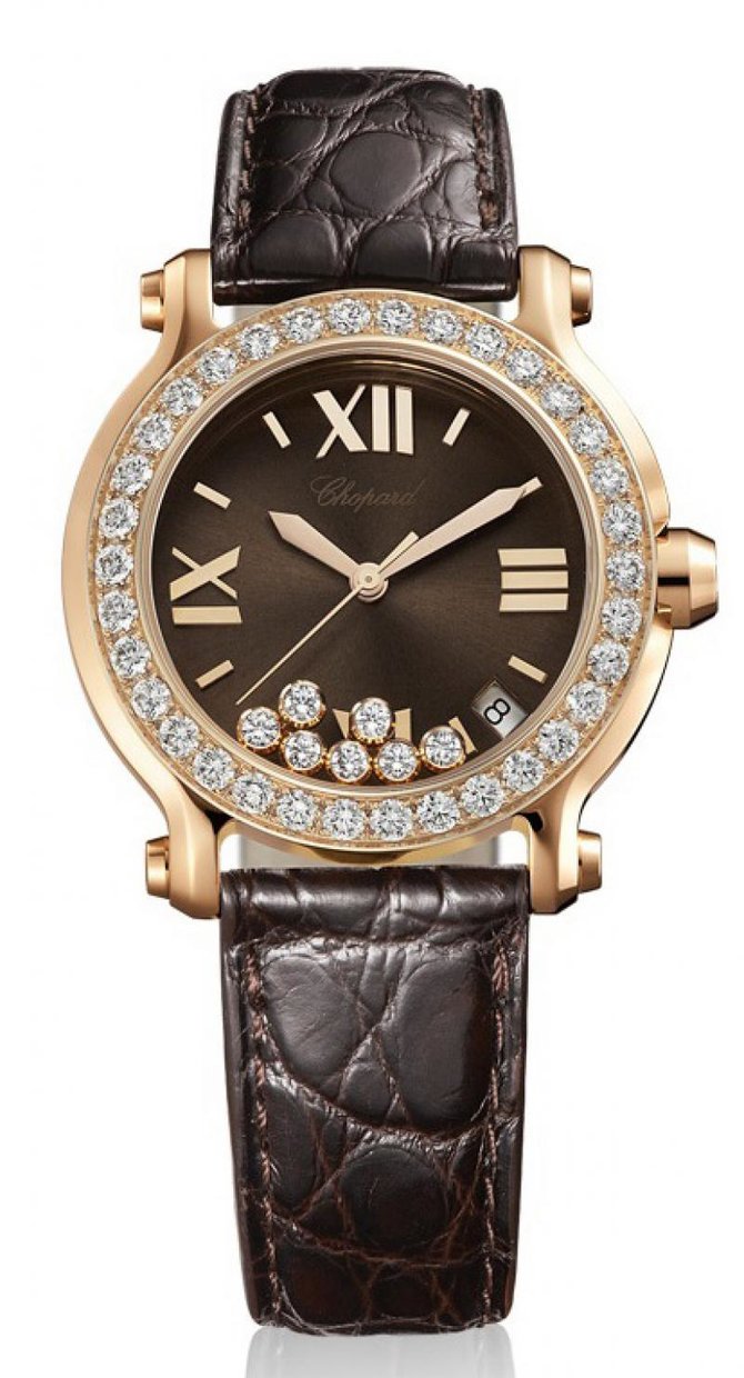 Chopard 277473-5008 Happy Sport Round 36mm 7 Diamonds Edition 2