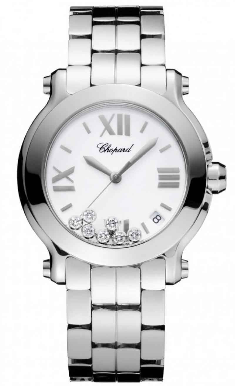 278477-3001 Chopard Round 36mm 7 Diamonds Edition 2 Happy Sport