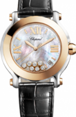 Chopard Happy Sport 278492-9004 Black Round 36mm 7 Diamonds Edition 2