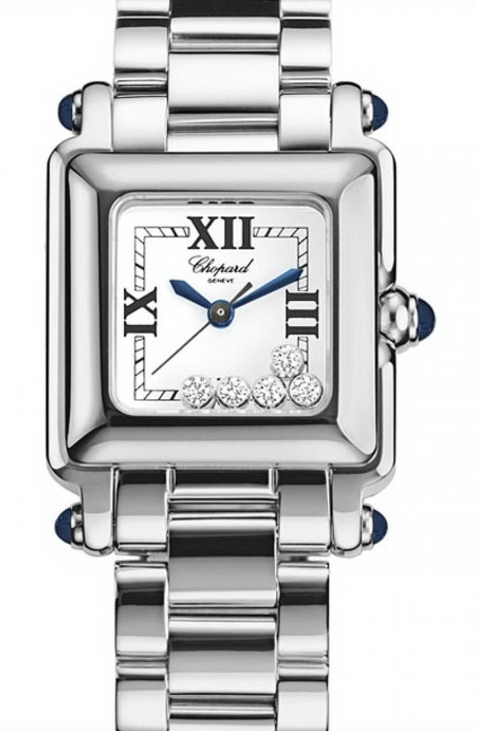Chopard 278893-3006 Happy Sport Square 5 Diamonds 