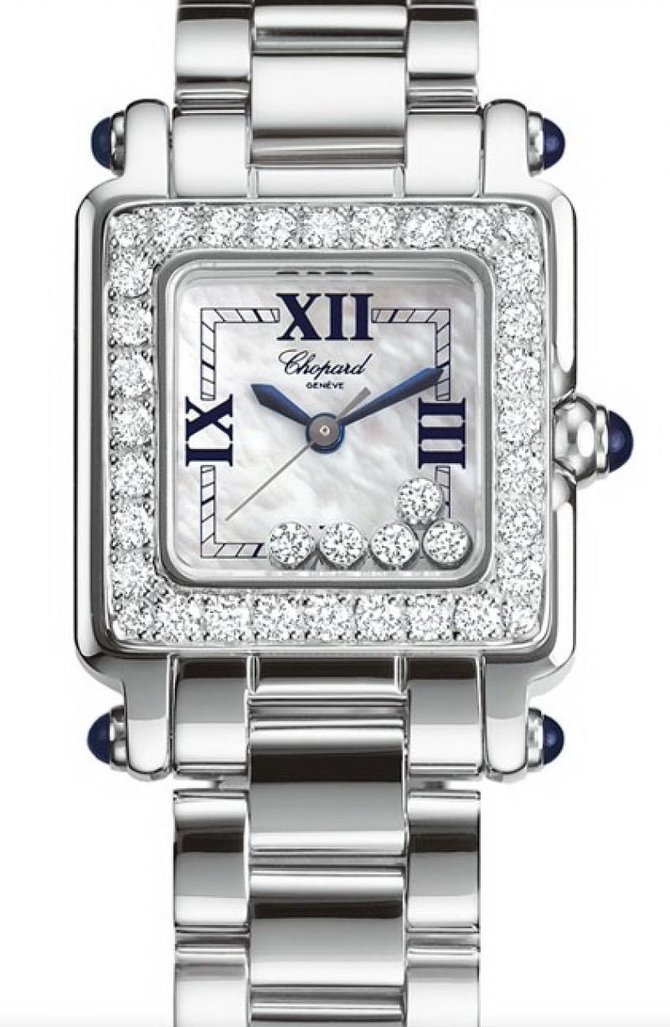 Chopard 278895-2004 Happy Sport Square 5 Diamonds 
