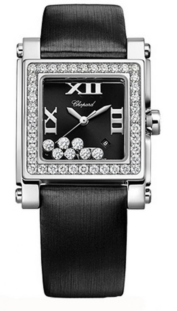 Chopard 275321-1004 Happy Sport Square 7 Diamonds 