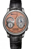 F.P.Journe Souveraine Chronometre a Resonance Platinum Croco Chronometre a Resonance