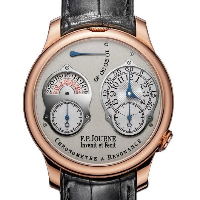 F.P.Journe Chronometre a Resonance Rose Gold Croco Souveraine Chronometre a Resonance - фото 2