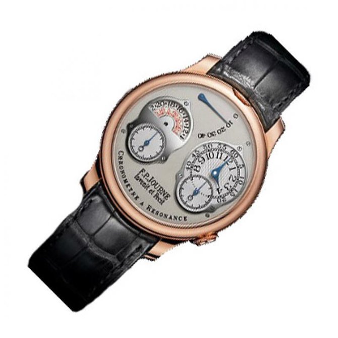 F.P.Journe Chronometre a Resonance Rose Gold Croco Souveraine Chronometre a Resonance - фото 3