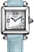 Chopard Happy Sport 278325-3006 Square 7 Diamonds 