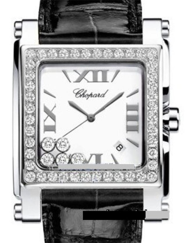 Chopard 283569-1001 Happy Sport Square XL 5 Diamonds 
