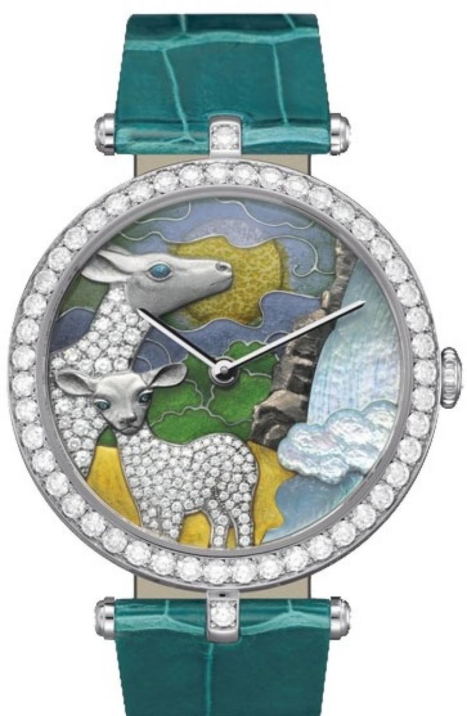 Van Cleef & Arpels Antelope Decor Extraordinary Dials Les Cadrans Extraordinaires African landscape