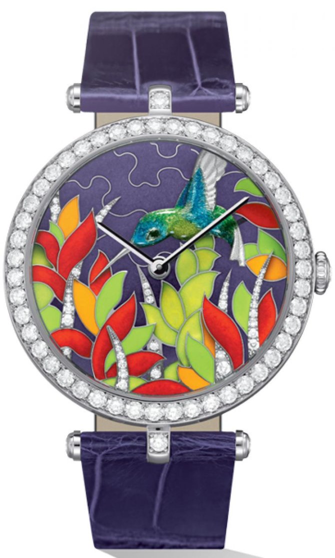 Van Cleef & Arpels VCARO1EQ00 Extraordinary Dials Les Cadrans Extraordinaires Hummingbirds