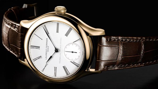 Laurent Ferrier LCF001-RG Galet Classic WHITE GRAND FEU ENAMEL DIAL - фото 2