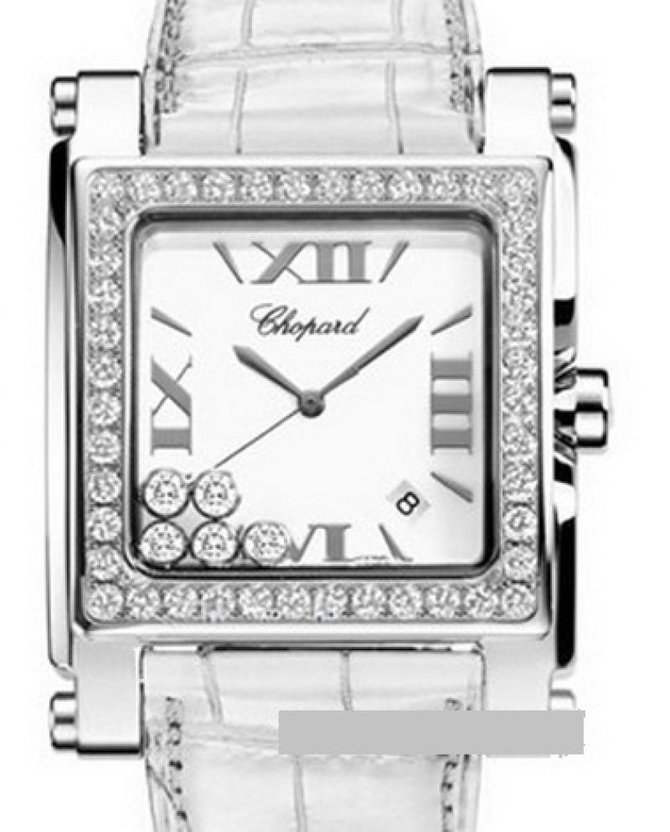 Chopard 288448-2002 Happy Sport Square XL 5 Diamonds 
