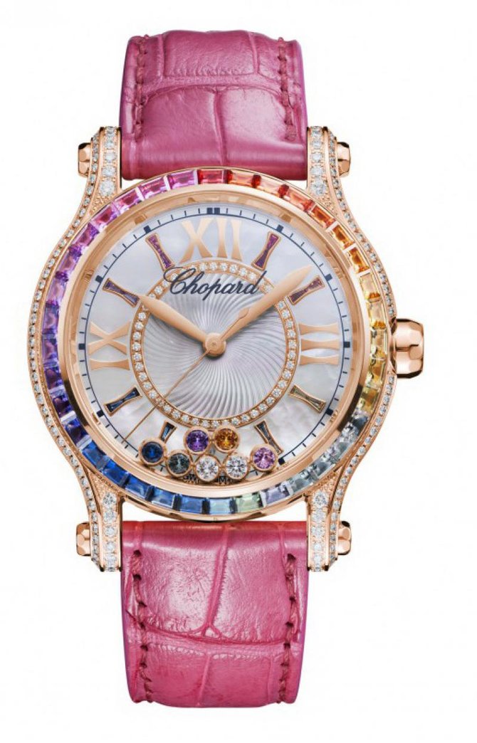 Chopard 274891 - 5007 Happy Sport Medium Automatic Coloured stones 2014