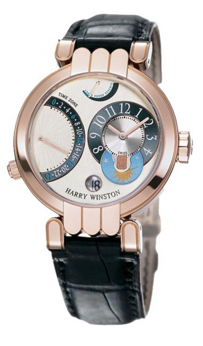 Harry Winston 200/MMTZ39RL.W Premier Excenter TimeZone