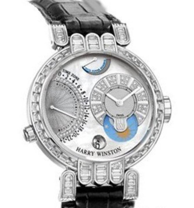 Harry Winston 200/MMTZ39WL.MD/BD Opus Excenter TimeZone