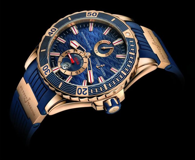 Ulysse Nardin 266-10-3/93 Maxi Marine Diver Gold - фото 2