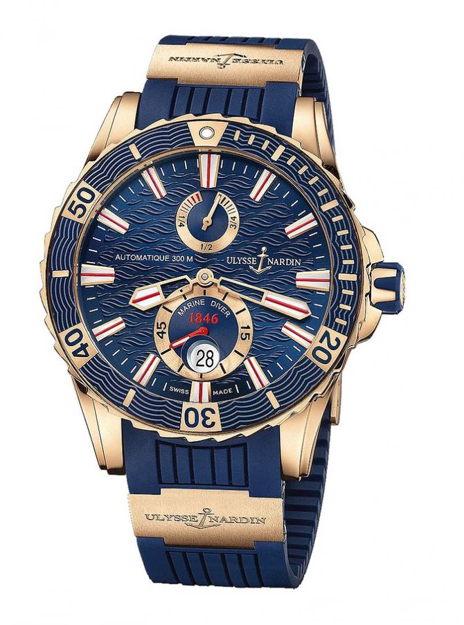 Ulysse Nardin 266-10-3/93 Maxi Marine Diver Gold - фото 1
