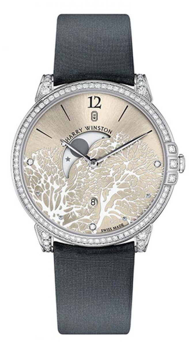 Harry Winston MIDQMP-39WW-001 Midnight Moon Phase