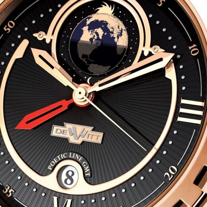 DeWitt AC.2002.53.M020A Academia GMT2 POETIC - фото 2