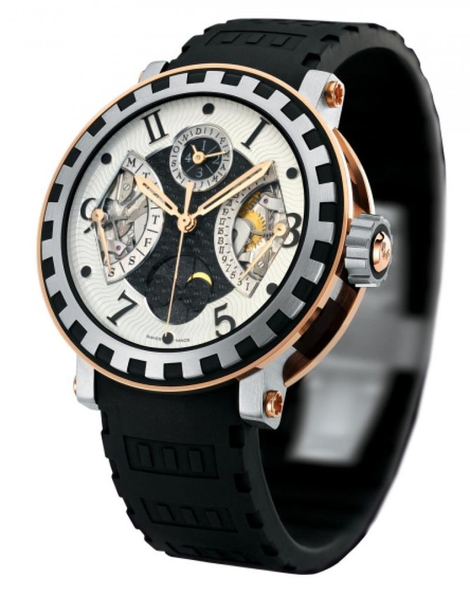 DeWitt AC.7004.28A.M722 Academia Quantieme Perpetuel Sport 