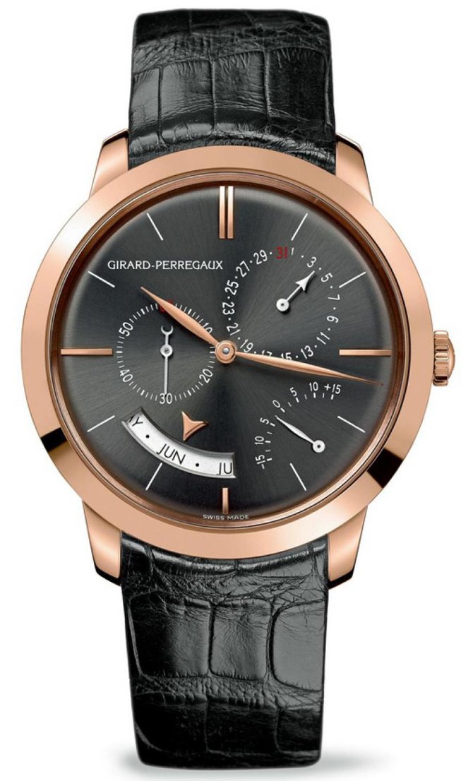 Girard Perregaux 49538-52-231-BK6A 1966 Annual Calendar Equation of Time 
