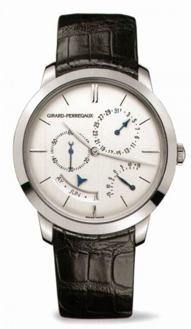 Girard Perregaux 49538-53-133-BK6A 1966 Annual Calendar Equation of Time 