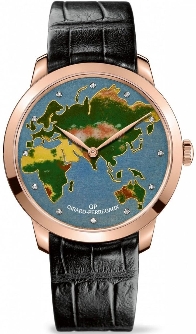 Girard Perregaux 49534-52-1329SBB6A 1966 Enamel Dial Limited Edition