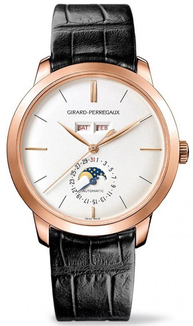 Girard Perregaux 49535-52-151-ВK6A 1966 Full Calendar