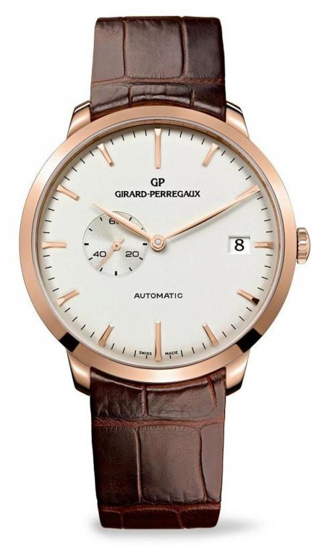 Girard Perregaux 49543-52-131-BKBA 1966 Small Second Date 