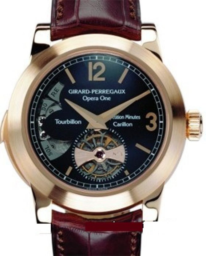 Girard Perregaux 99750 RG BlackDial Haute Horlogerie Opera One - Tourbillon Westminster Minute Repeater